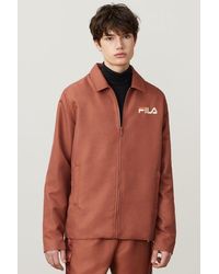 fila houston woven track top