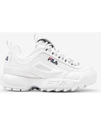Fila Leather Disruptor 2 Wedge in White - Save 52% | Lyst