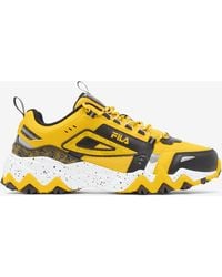 fila men's yellowfila yellow shoes