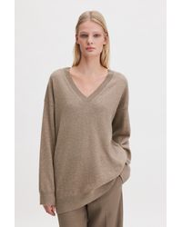 Filippa K - Long V-Neck Cashmere Sweater - Lyst