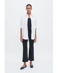 Filippa K - Flared Jersey Trousers - Lyst