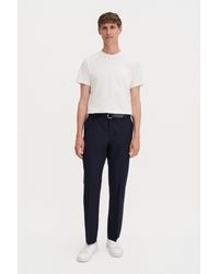 Filippa K - Slim Tapered Wool Trousers - Lyst