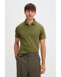 Filippa K - Stretch Cotton Polo T-Shirt - Lyst