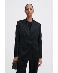 Filippa K - Dani Satin Blazer - Lyst