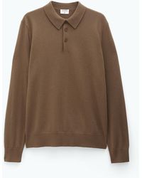 Filippa K - Knitted Polo Shirt - Lyst