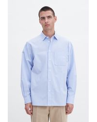 Filippa K - Striped Cotton Poplin Shirt - Lyst