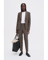 Filippa K - Emma Cropped Cool Wool Trousers - Lyst