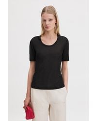 Filippa K - Lyocell Cashmere Scoop Tee - Lyst