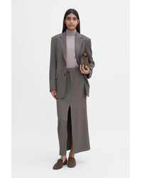 Filippa K - Long Tailored Skirt - Lyst