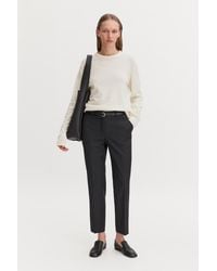 Filippa K - Emma Cropped Cool Wool Trousers - Lyst