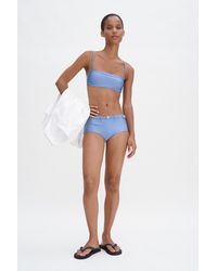 Filippa K - Shimmer Bandeau Bikini Top - Lyst