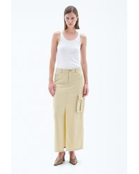 Filippa K - Re:sourced Crepe Cargo Skirt - Lyst