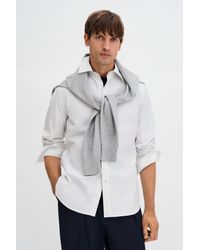 Filippa K - Cotton Poplin Striped Shirt - Lyst