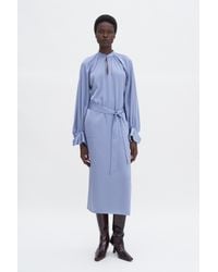 Filippa K - Belted Long Sleeve Dress - Lyst