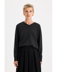 Filippa K - Soft Wool V-Neck Sweater - Lyst