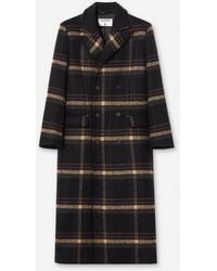 Filippa K - Damian Check Wool Coat - Lyst