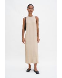 Filippa K - Draped Twill Tank Dress - Lyst