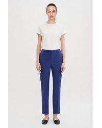 Filippa K - Emma Cropped Cool Wool Trousers - Lyst