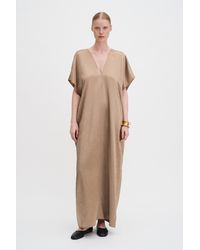 Filippa K - V-Neck Crinkle Kaftan - Lyst