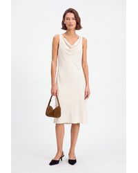Filippa K - Draped Waterfall Dress - Lyst