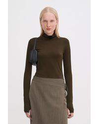 Filippa K - Fitted Jersey Turtleneck - Lyst