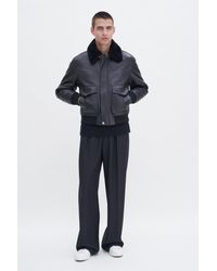 Filippa K - Leather Aviator Jacket - Lyst