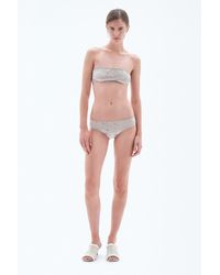 Filippa K - Velvet Bandeau Swim Top - Lyst