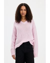 Filippa K - Hairy Alpaca V-Neck Sweater - Lyst