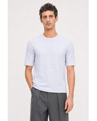 Filippa K - Striped Rib Tee - Lyst