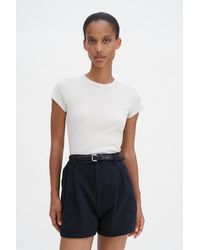 Filippa K - Fine Rib Tee - Lyst
