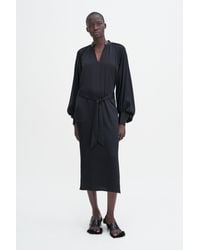 Filippa K - Belted Long Sleeve Dress - Lyst