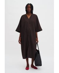 Filippa K - V-Neck Cotton Kaftan - Lyst