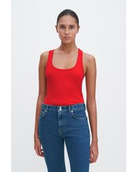 Filippa K - Fine Rib Scoop Tank - Lyst