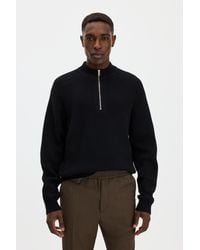 Filippa K - Wool Half Zip Sweater - Lyst