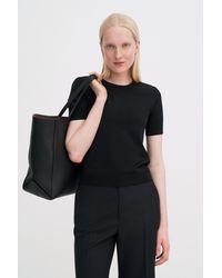 Filippa K - Glossy Knit Top - Lyst