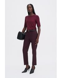 Filippa K - Emma Cropped Cool Wool Trouser - Lyst