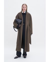 Filippa K - Belted Double Face Wool Coat - Lyst