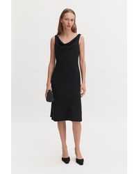 Filippa K - Draped Waterfall Dress - Lyst