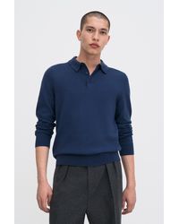 Filippa K - Knitted Polo Shirt - Lyst