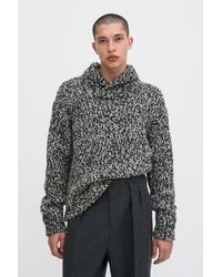 Filippa K - Shawl Collar Mouliné Sweater - Lyst