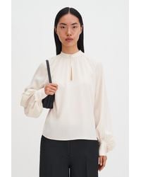Filippa K - Stand Collar Blouse - Lyst