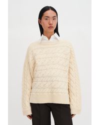 Filippa K - Swedish Wool Braided Sweater - Lyst
