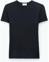 Filippa K - High V Neck Tee - Lyst