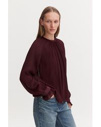 Filippa K - Plissé Raglan Blouse - Lyst
