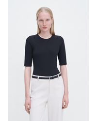 Filippa K - Cotton Stretch Elbow Sleeve - Lyst