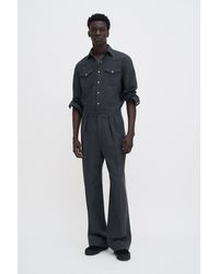 Filippa K - Milo Flannel Trousers - Lyst