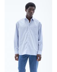 Filippa K - Striped Cotton Poplin Shirt - Lyst