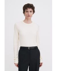 Filippa K - Soft Ribbed Jersey Top - Lyst