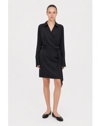 Filippa K - Wrap Shirt Dress - Lyst