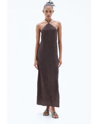 Filippa K - Deep Back Crinkle Dress - Lyst